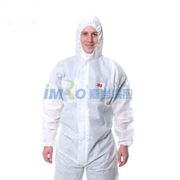 图片 3M 欧标5级防化服，4515-XL，白色带帽连体防护服