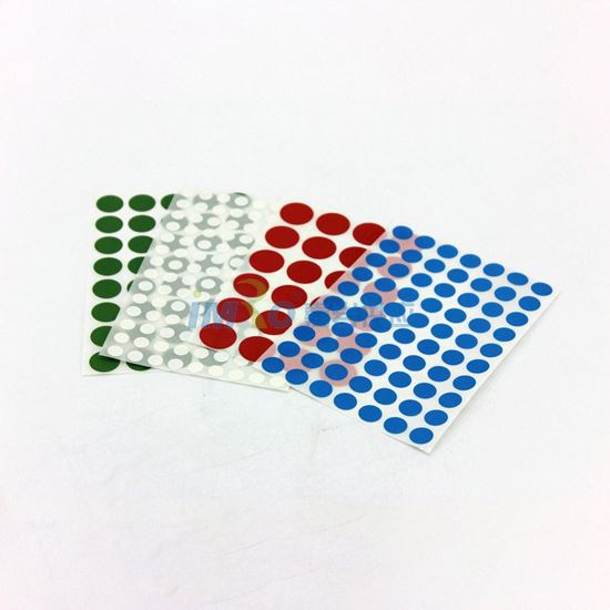 图片 12mm圆点标签，每张70个标签，白色，10张/包