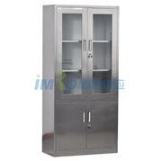 图片 201不锈钢大器械柜，900宽*390深*1800高，灰白色，钢板厚度为0.7mm