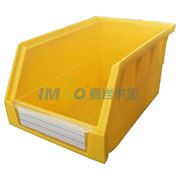 图片 国产 背挂零件盒 物料盒，外尺寸规格D*W*H(mm)：220×140×125，全新料，黄色，12个/箱