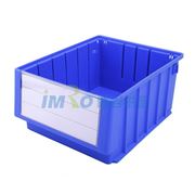 图片 国产 分隔式零件盒 物料盒，外尺寸规格D*W*H(mm)：300×235×140，全新料，蓝色，16个/箱