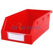 图片 国产 背挂零件盒 物料盒，外尺寸规格D*W*H(mm)：190×105×75，全新料，红色，24个/箱