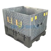 图片 STORAGEMAID 折叠封闭卡板箱，1200×1000×975mm，灰色，可加配盖子，型号：KBX04