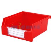 图片 国产 背挂零件盒 物料盒，外尺寸规格D*W*H(mm)：110×105×50，全新料，红色，24个/箱