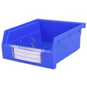 图片 国产 背挂零件盒 物料盒，外尺寸规格D*W*H(mm)：110×105×50，全新料，蓝色，24个/箱