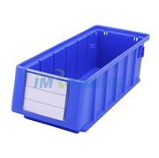 图片 国产 分隔式零件盒 物料盒，外尺寸规格D*W*H(mm)：300×117×90，全新料，蓝色，48个/箱